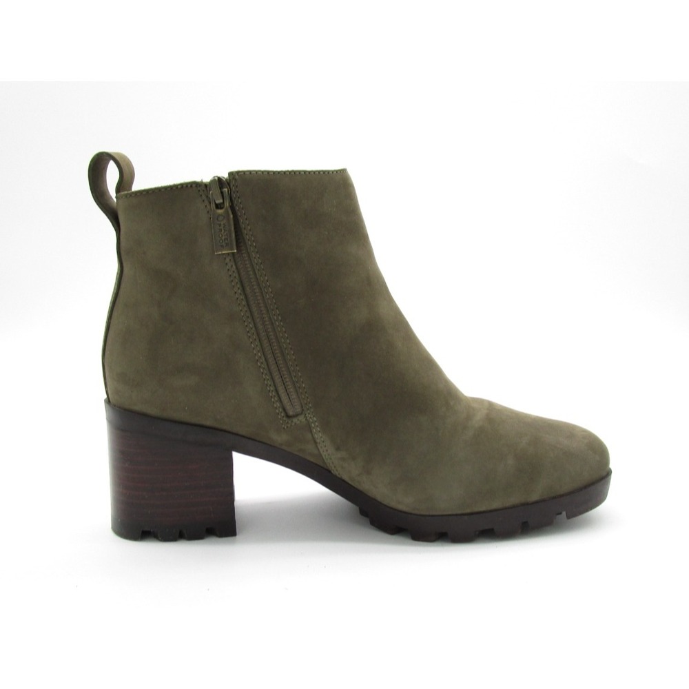 Vionic Wilma Suede Ankle Booties Waterproof Sage Green Comfort Womens Size 9 - Picture 3 of 9
